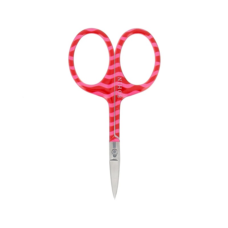 CISEAUX A BRODER BOHIN "DOLCE VITA " ROSE/ROUGE