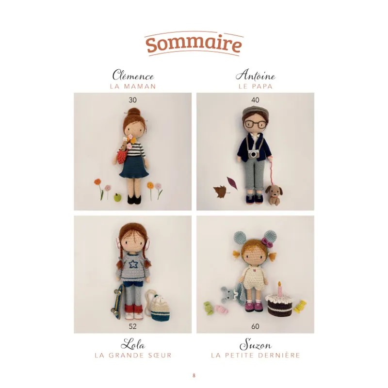 LA FAMILLE DE LULU AU CROCHET