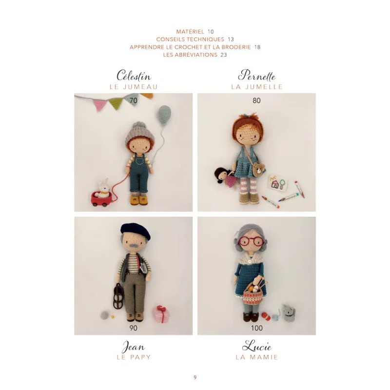 LA FAMILLE DE LULU AU CROCHET