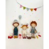 LA FAMILLE DE LULU AU CROCHET