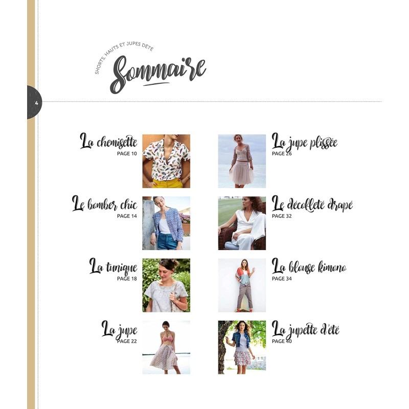 SHORTS, HAUTS ET JUPES D'ÉTÉ