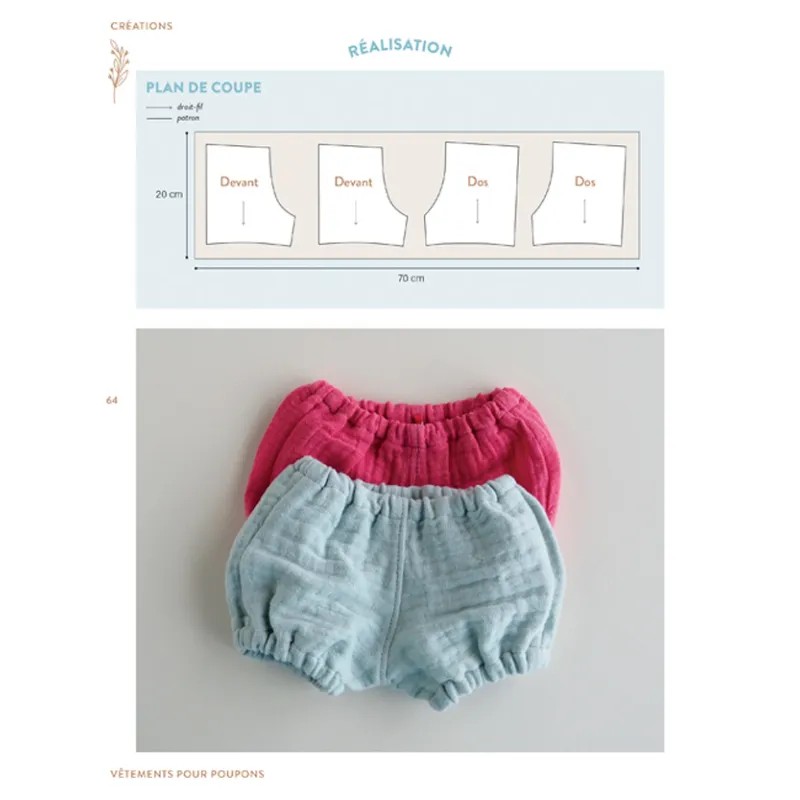 VÊTEMMENTS POUR POUPONS AU TRICOT