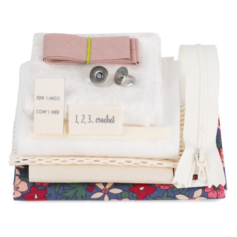 KIT POCHETTE CROCHETS