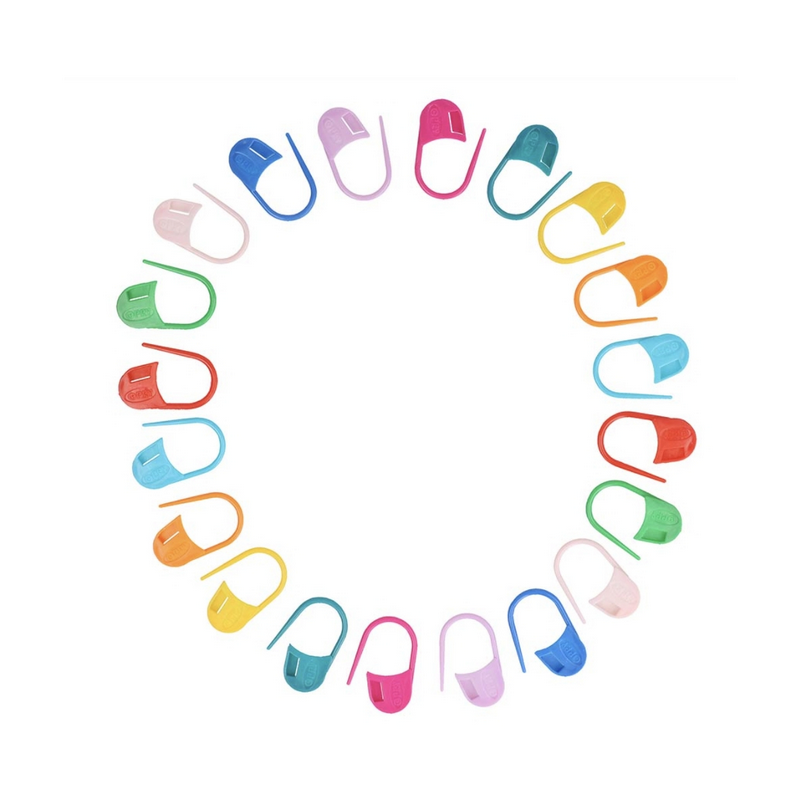 Marqueurs pour tricot et crochet - lot de 20