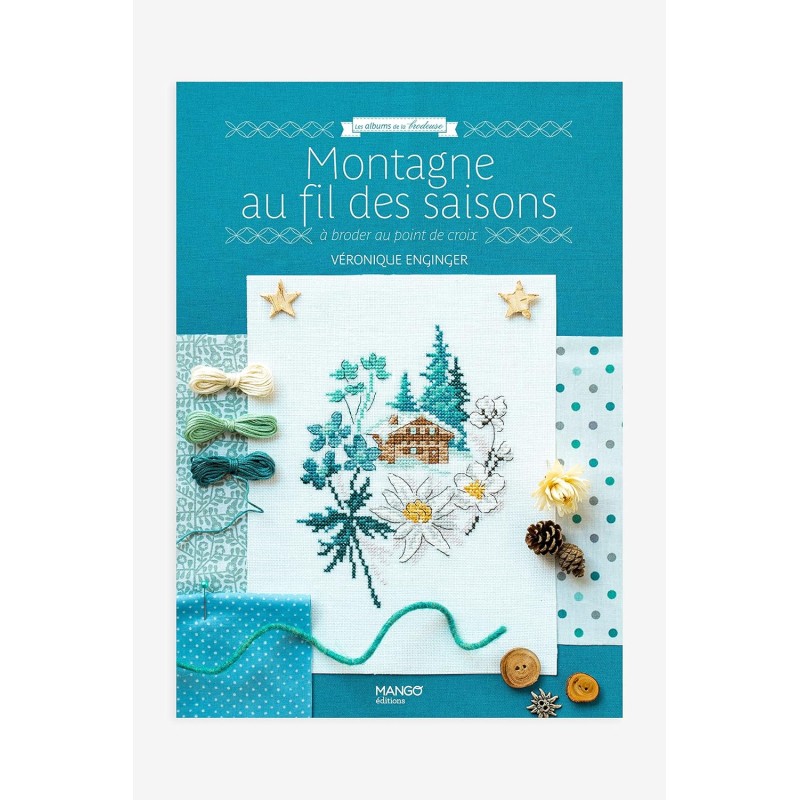 MONTAGNE AU FIL DES SAISONS À BRODER AU POINT DE CROIX