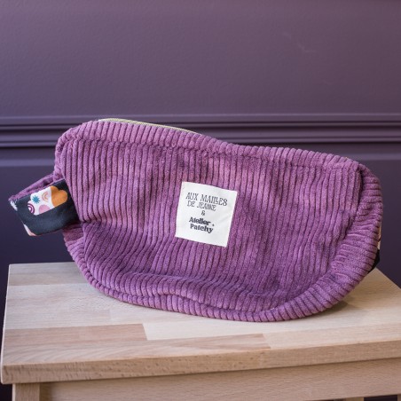 SAC DEMI LUNE VIOLET/IMPRIMER
