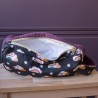 SAC DEMI LUNE VIOLET/IMPRIMER