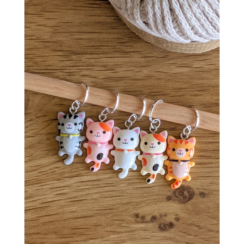 Anneaux marqueurs "chats dodu".