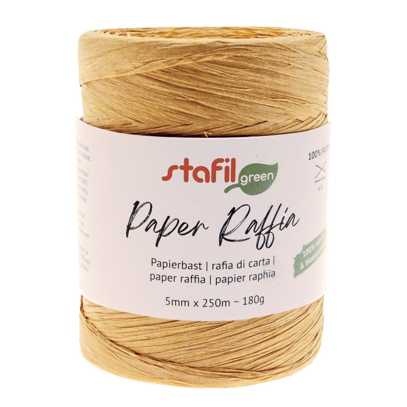 Fil Stafil en raphia naturel - écru