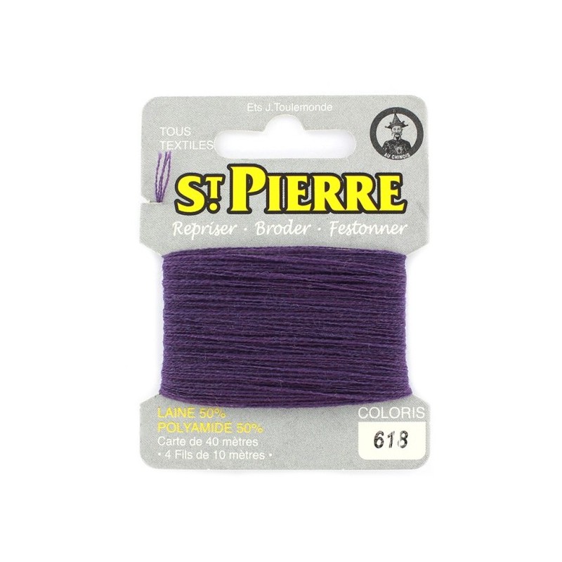 ST PIERRE LAINE À REPRISER 618