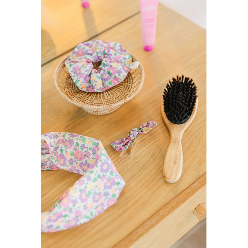 KIT bandeau barette chouchou anne rose