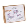 KIT bandeau barette chouchou anne rose