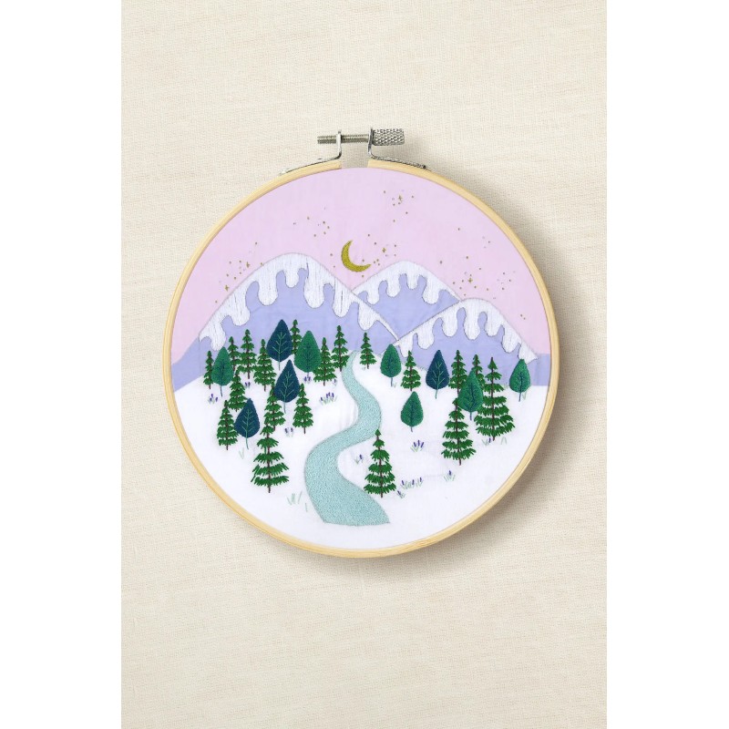 KIT BRODERIE PAYSAGE HIVERNAL