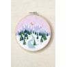 KIT BRODERIE PAYSAGE HIVERNAL