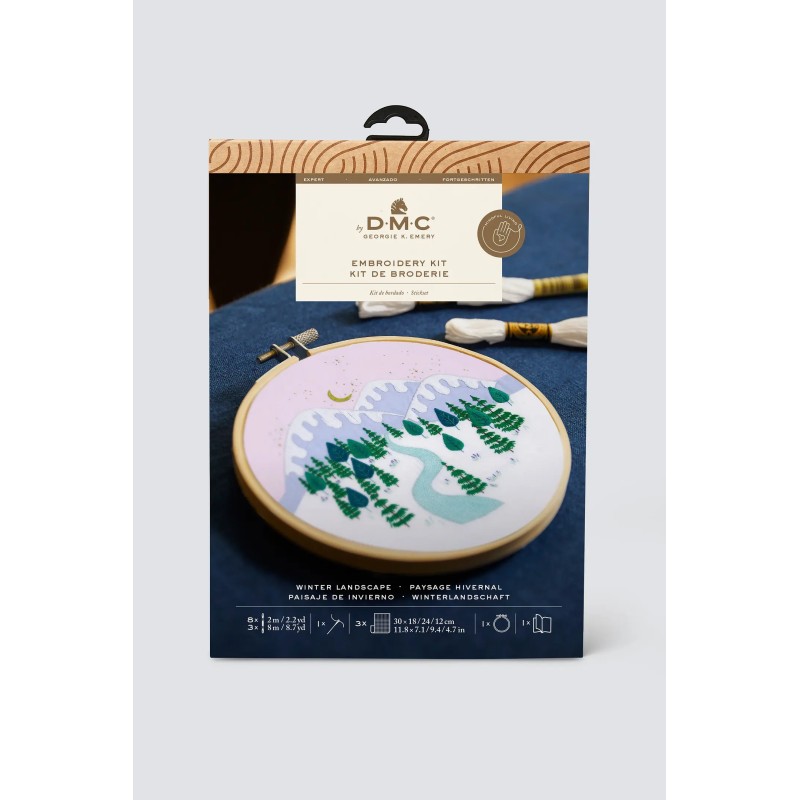 KIT BRODERIE PAYSAGE HIVERNAL