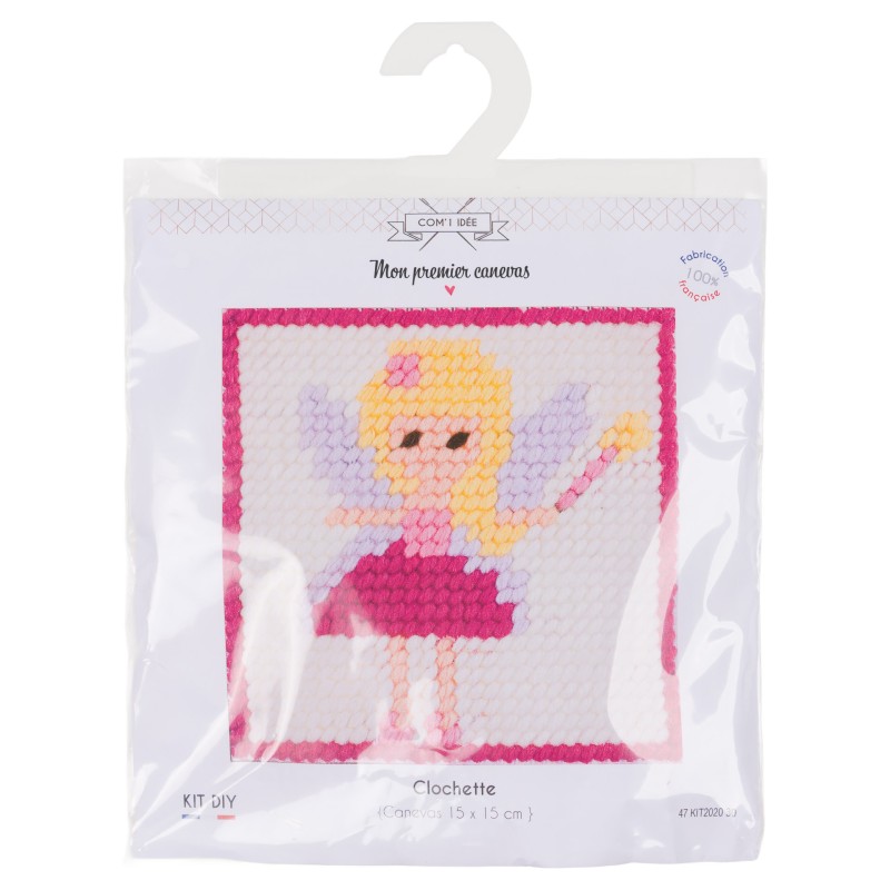 MON PREMIER CANEVAS CLOCHETTE 15X15