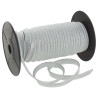 Passepoil lamé 10 mm - bourrelet de 2mm argent