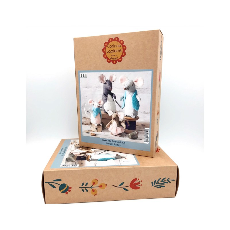 KIT FEUTRINE famille souris