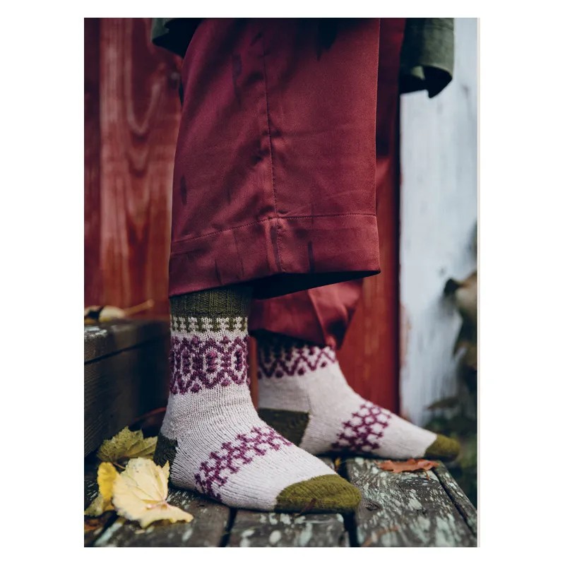 52 chaussettes à tricoter toute l'année.