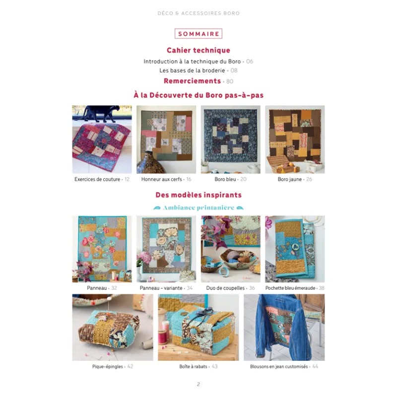 Déco et accessoires Boro : 22 projets