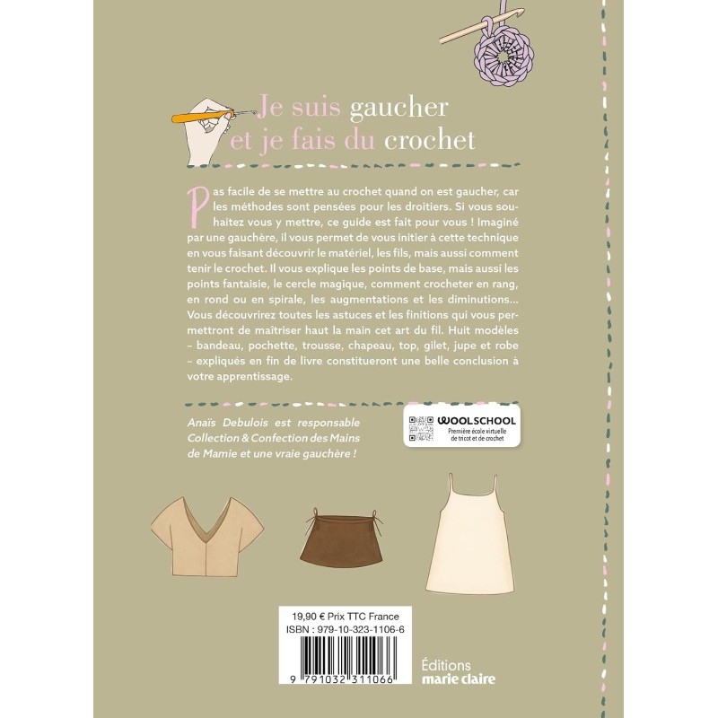 JE SUIS GAUCHER ET JE FAIS DU CROCHET