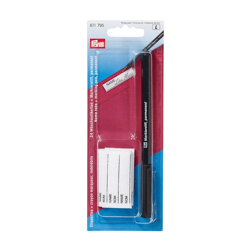 CRAYON MARQUEUR + 24 ETIQUETTES