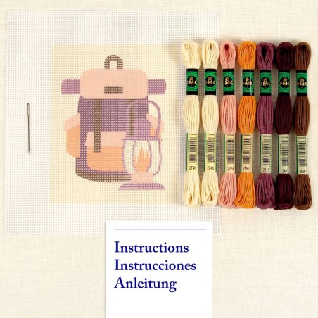 KIT DE TAPISSERIE DMC SAC À DOS