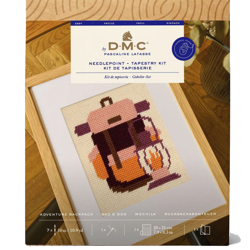 KIT DE TAPISSERIE DMC SAC À DOS