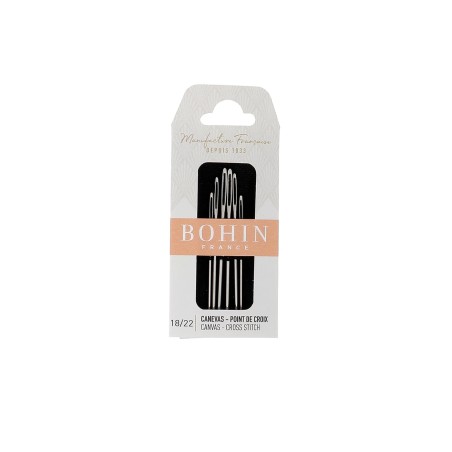 Aiguilles à canevas et à point de croix n°18/22