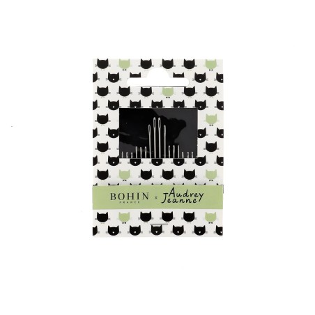 Carnet de 20 aiguilles à coudre et à repriser Audrey Jeanne