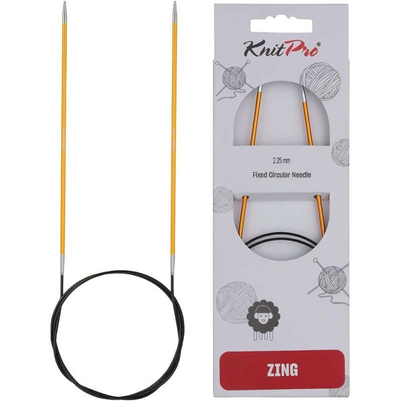 AIGUILLES CIRCULAIRES FIXES 60CM ZING