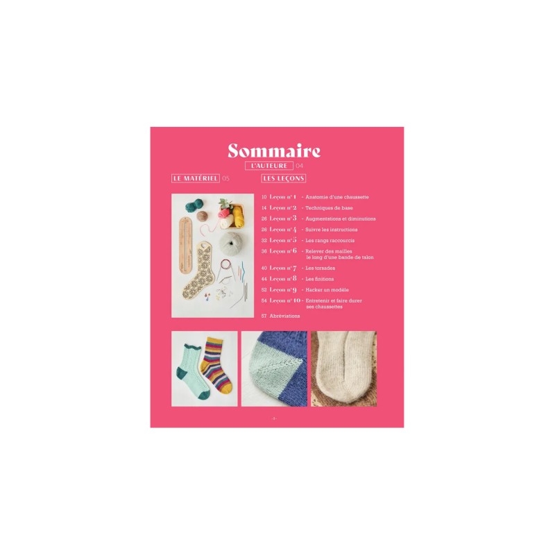 LIVRE GUIDE EXPERT CHAUSSETTES AU TRICOT