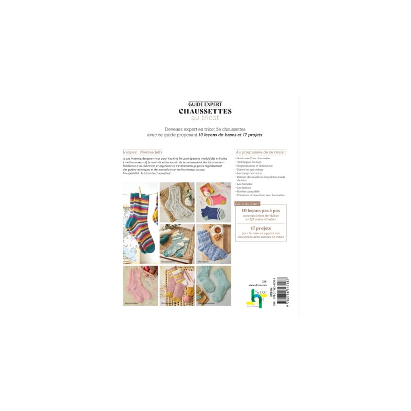 LIVRE GUIDE EXPERT CHAUSSETTES AU TRICOT
