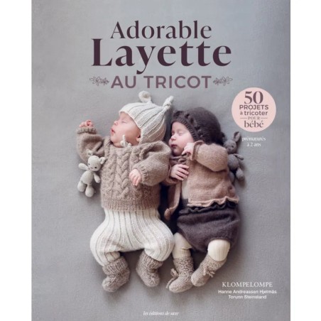 LIVRE ADORABLE LAYETTE AU TRICOT
