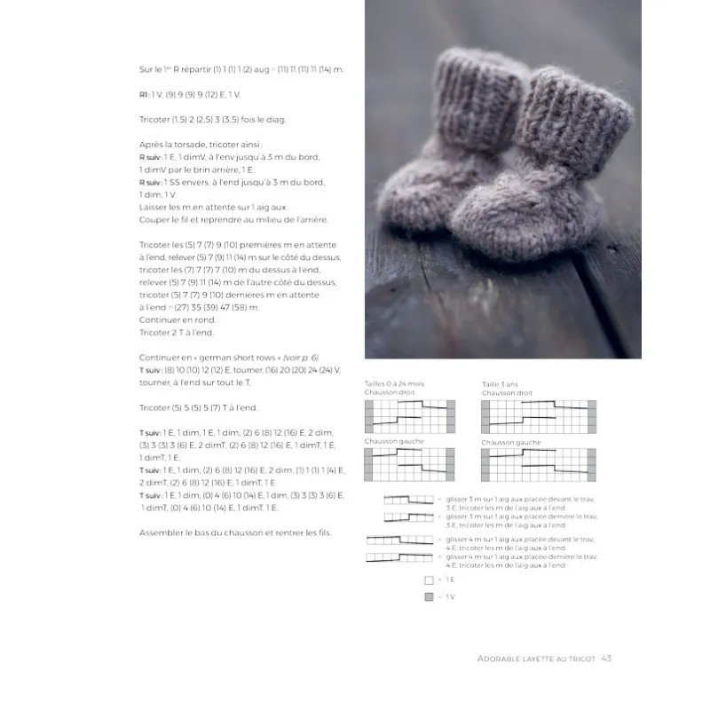 LIVRE ADORABLE LAYETTE AU TRICOT