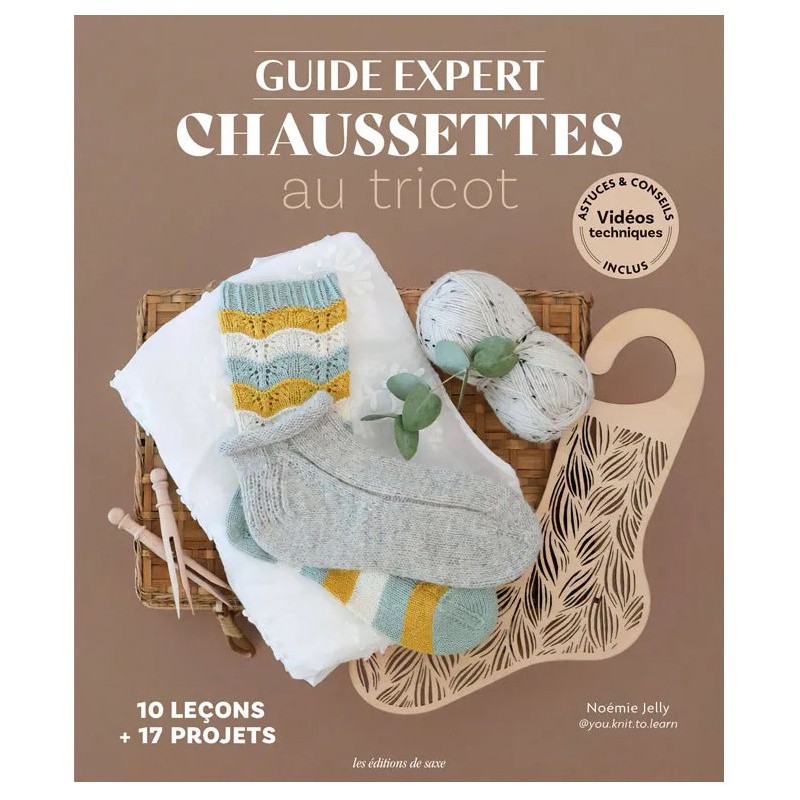 LIVRE GUIDE EXPERT CHAUSSETTES AU TRICOT