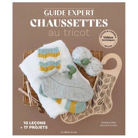 LIVRE GUIDE EXPERT CHAUSSETTES AU TRICOT