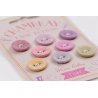 LOT BOUTONS X8 16MM TILDA CHAMBRAY BASIC