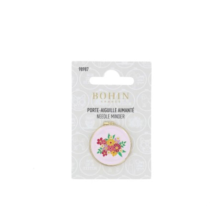 PORTE AIGUILLE AIMANTÉ FLEURS