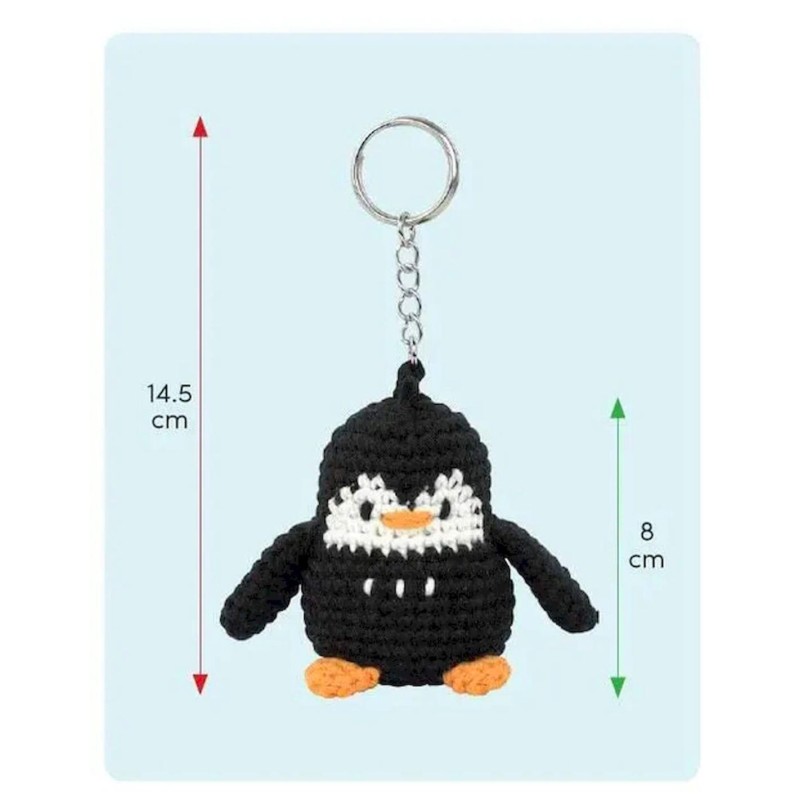 KIT MINI AMIGURUMI PINGOUIN