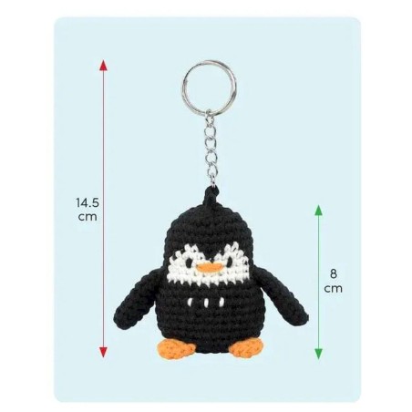 KIT MINI AMIGURUMI PINGOUIN