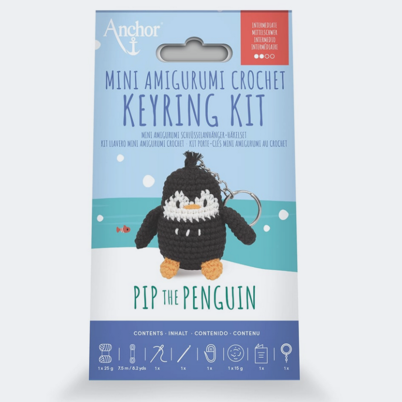 KIT MINI AMIGURUMI PINGOUIN