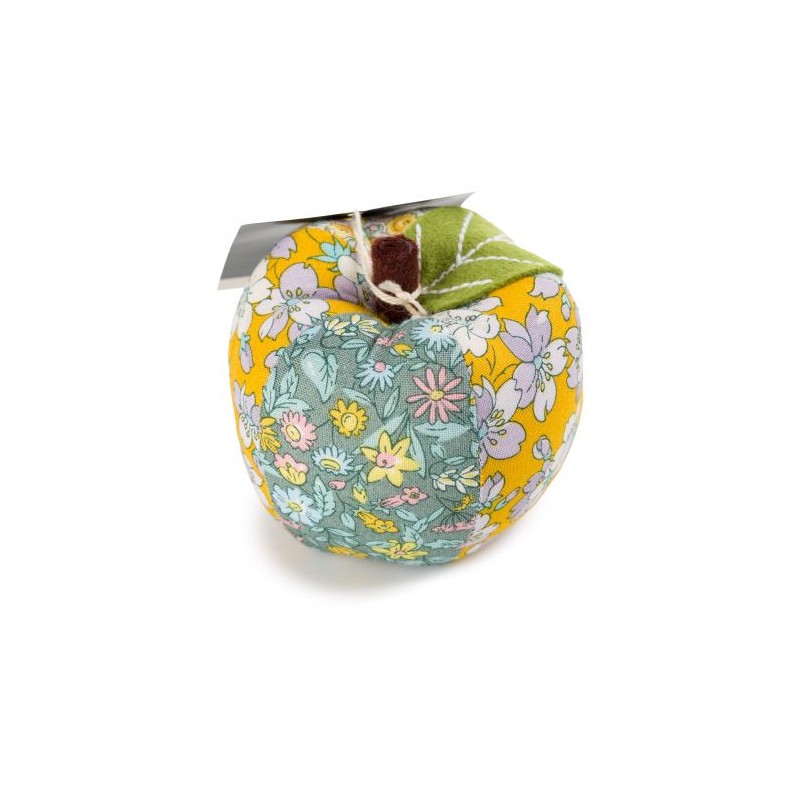 PIQUE EPINGLES POMME LIBERTY JAUNE