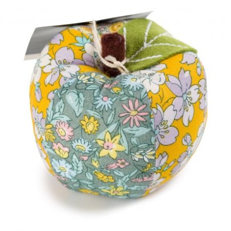 PIQUE EPINGLES POMME LIBERTY JAUNE