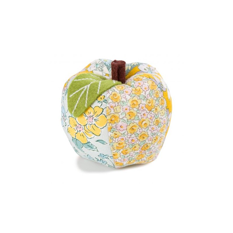 PIQUE EPINGLES POMME LIBERTY JAUNE