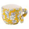 PIQUE EPINGLES TASSE LIBERTY JAUNE