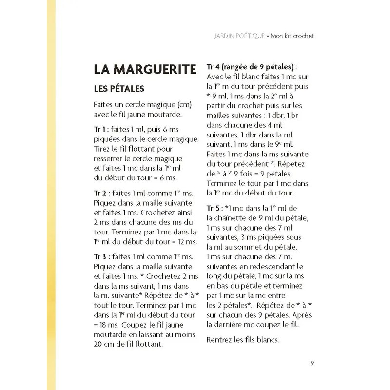 Ma box crochet DIY - Jardin poétique