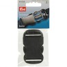 BOUCLE CLIP 30MM PLASTIQUE NOIR