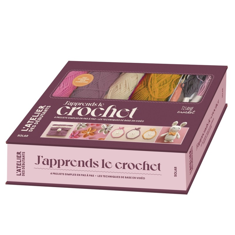 COFFRET J'APPRENDS LE CROCHET