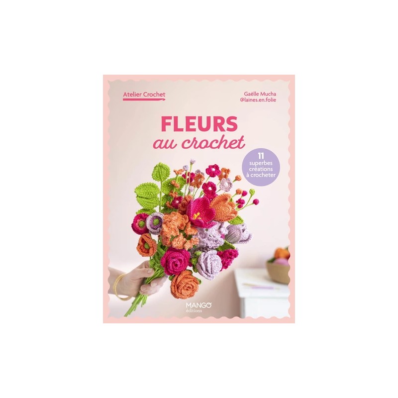FLEURS AU CROCHET pas le bon , marabou